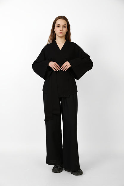 Linen Kimono Set
