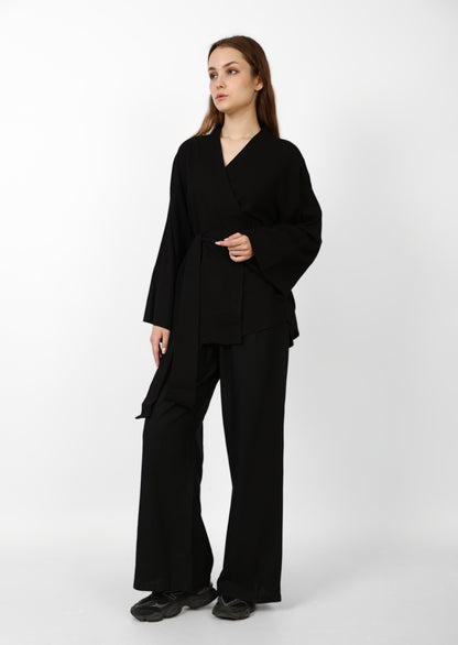 Linen Kimono Set