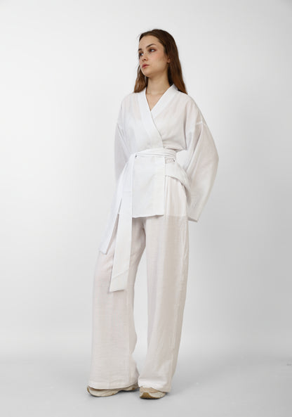 Linen Kimono Set