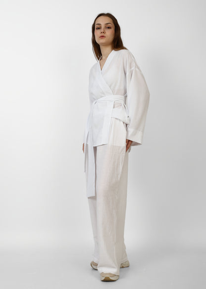 Linen Kimono Set