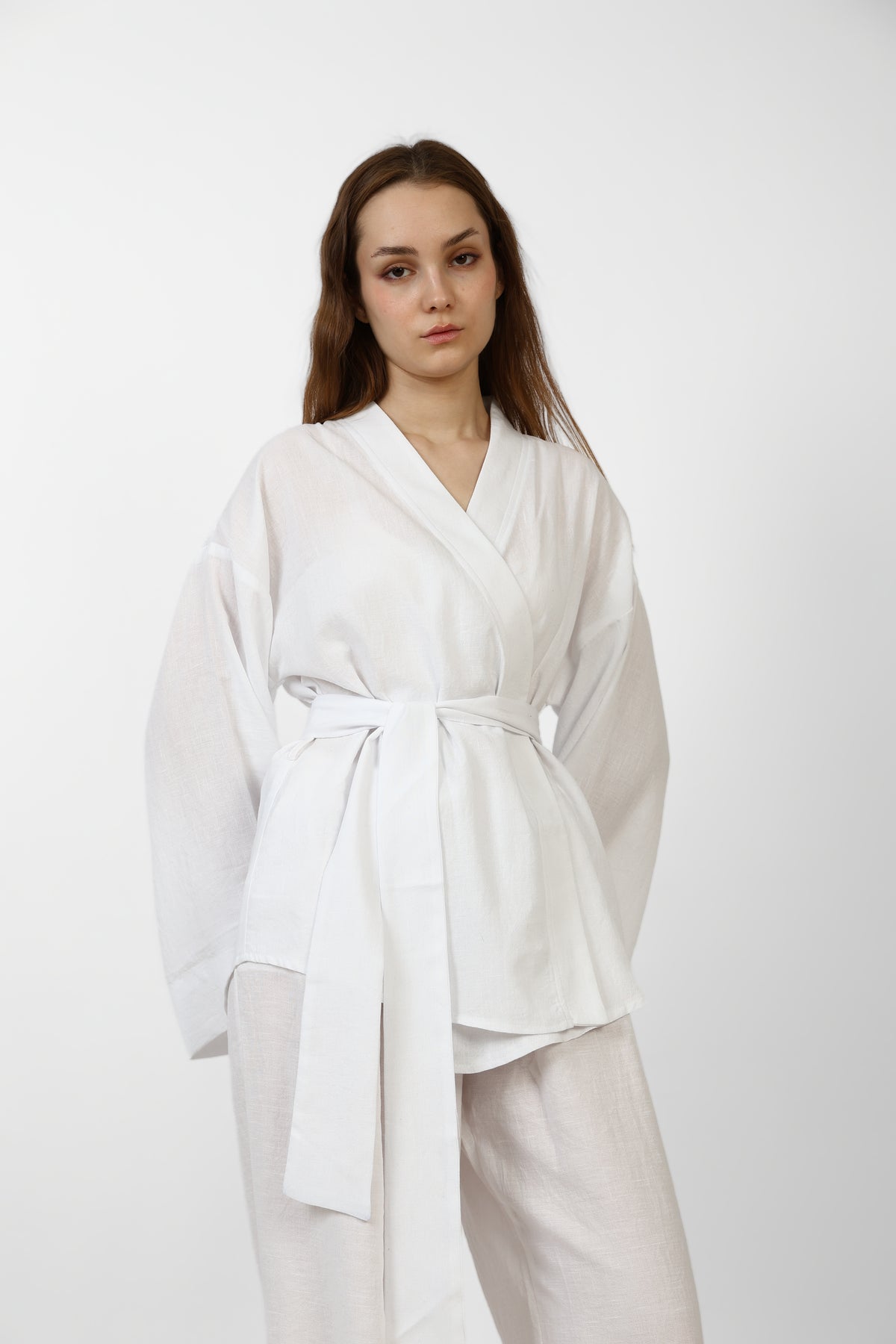 Linen Kimono Set