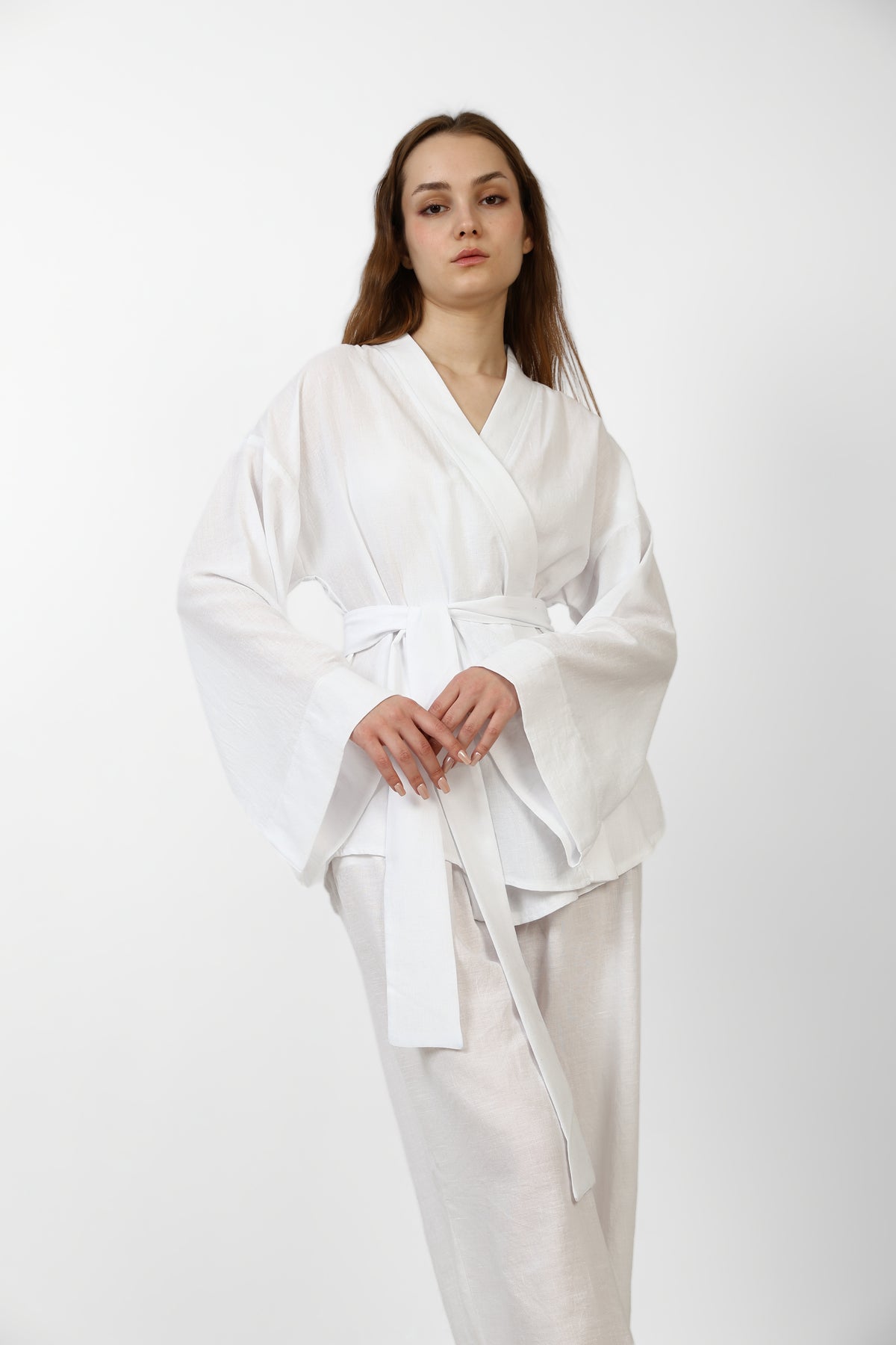 Linen Kimono Set