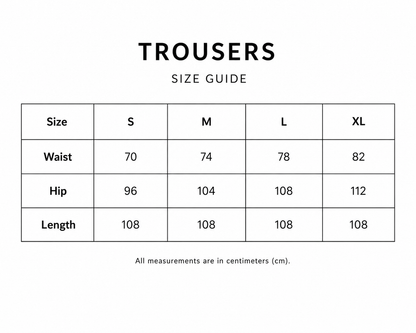 No Waist Linen trousers