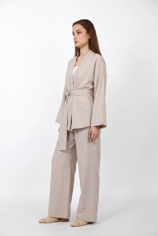 Linen Kimono Set
