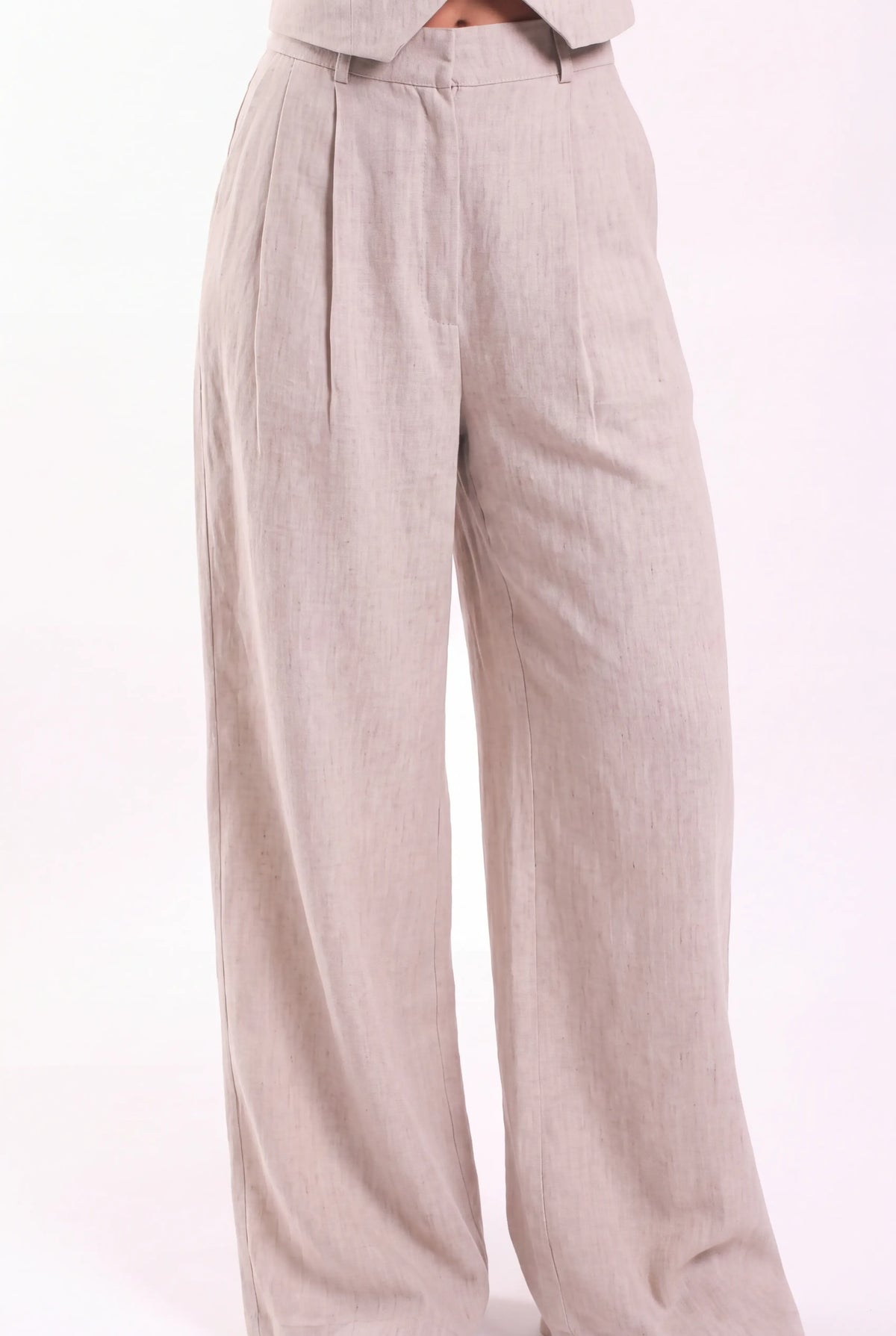 Linen vest set