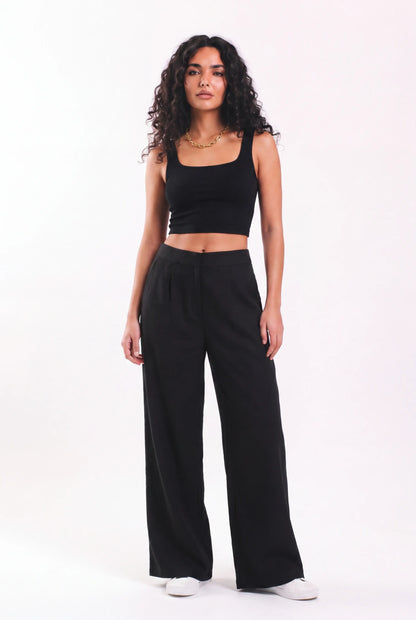 No Waist Linen trousers