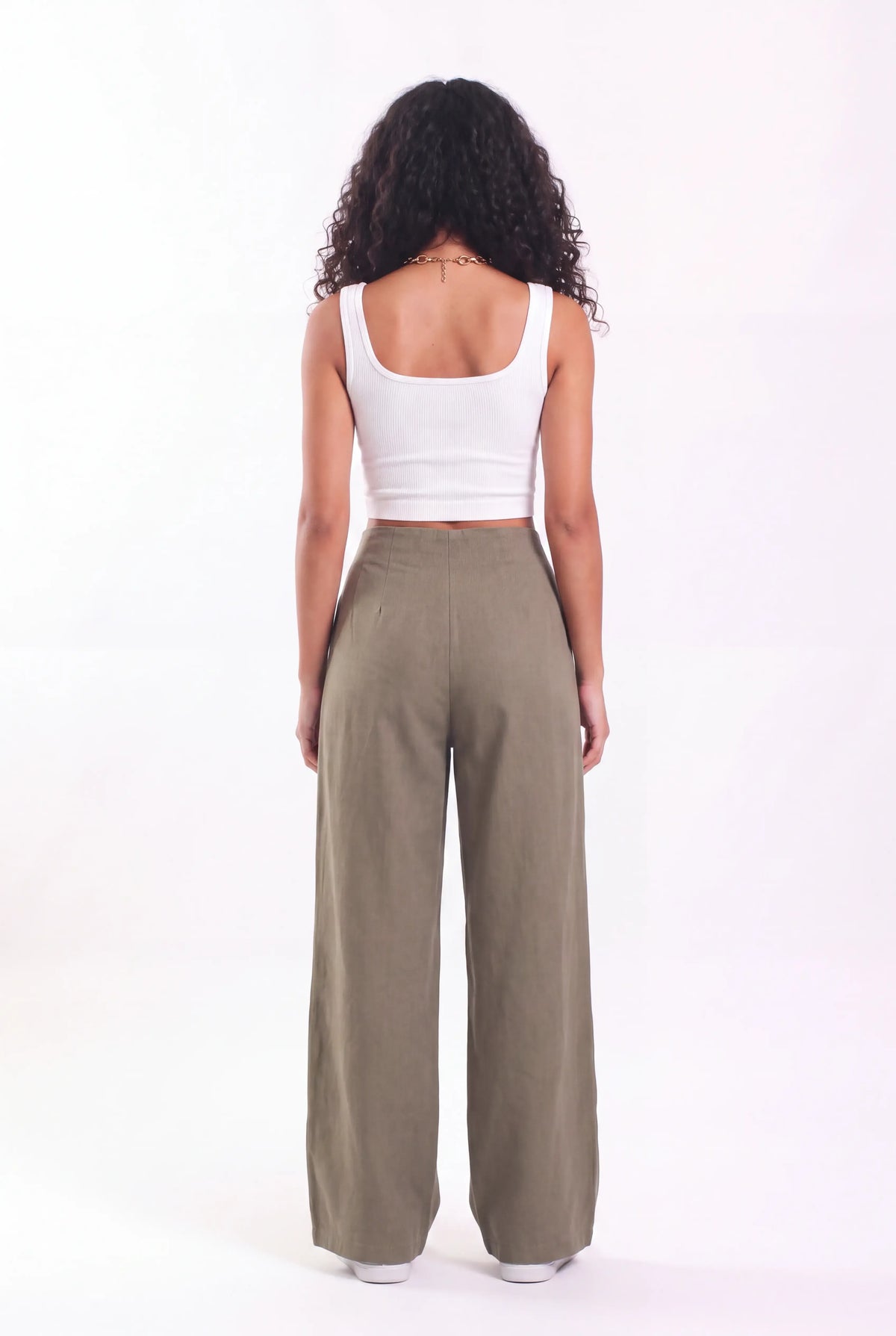 No Waist Linen trousers