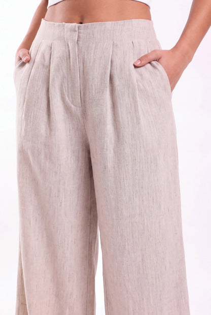 No Waist Linen trousers